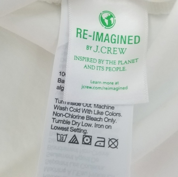 J crew reimagined white tie neck top - Picture 8 of 10